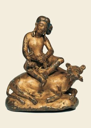 Artwork Title: Figure on a cow/ Avalokiteśvara (?)