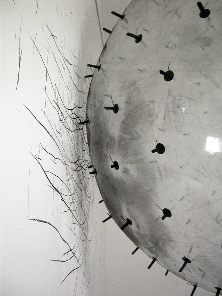 Artwork Title: ADA, an analog interactive installation, post-digital art-making machine, and kinetic sculpture