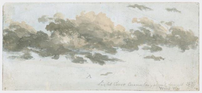 Artwork Title: A cirrocumulus cloud study