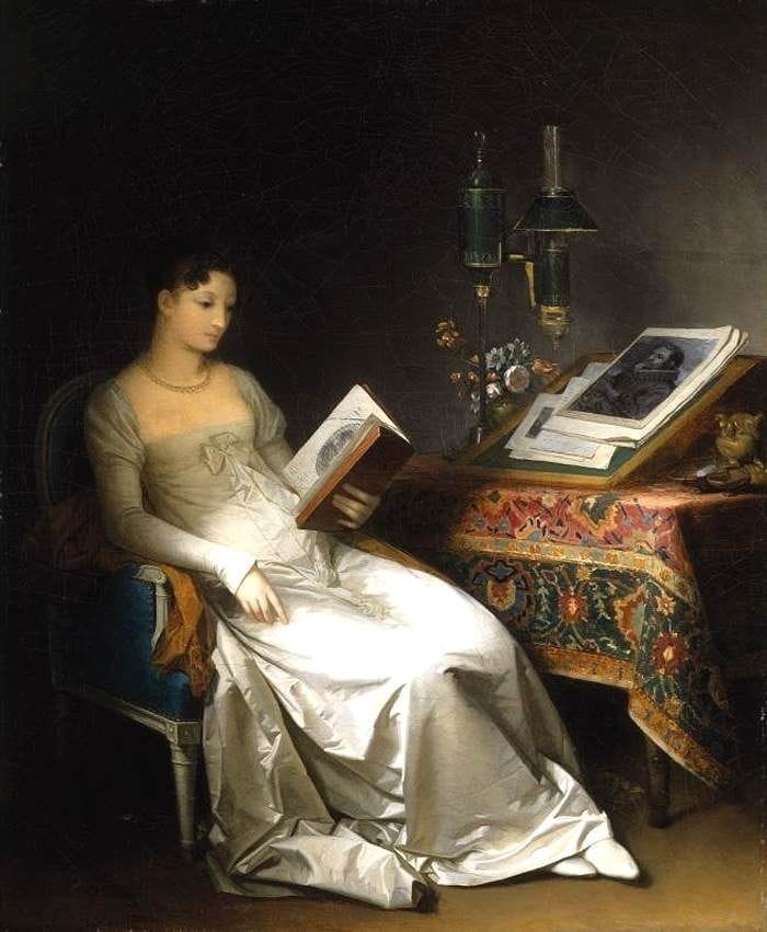 Artwork Title: Lady Reading in an Interior