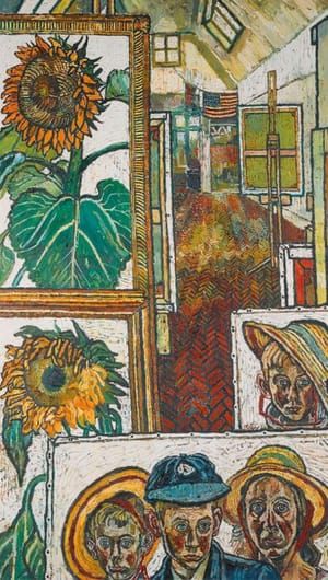 Artwork Title: Studio with Paintings