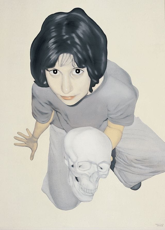 Artwork Title: Judit with Skull