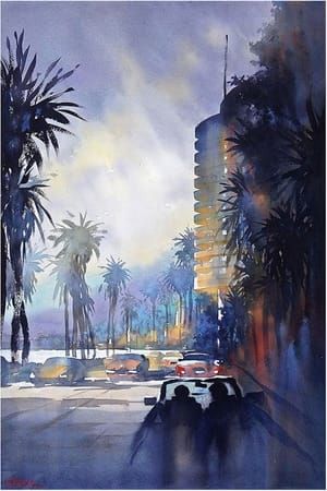Artwork Title: Pacific Coast Highway - Los Angeles