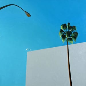 Artwork Title: Blue Sky, Palm Tree, Beverly Hills