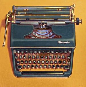 Artwork Title: Conrad’s Typewriter