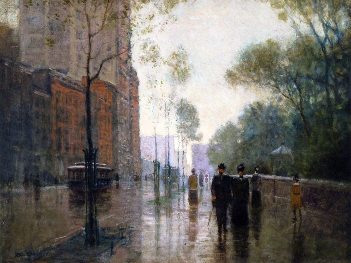 Artwork Title: A Rainy Day in New York