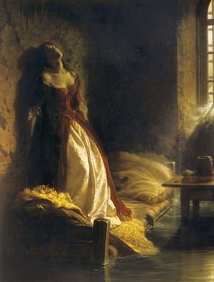 Artwork Title: Princess Tarakanova, in the Peter and Paul Fortress at the Time of the Flood