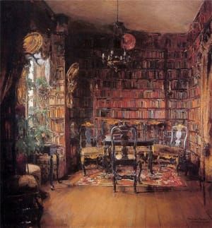 Artwork Title: Thorvald Boeck’s Library