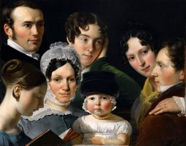 Artwork Title: The Dubufe family in 1820