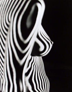 Artwork Title: Striped Light Nude, No. 4