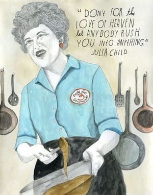 Artwork Title: Julia Child