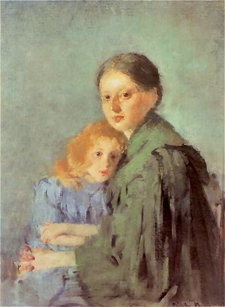 Artwork Title: Study of a Woman with a Girl