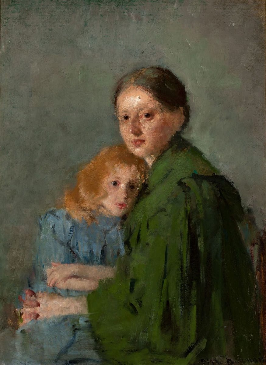 Artwork Title: Study of a Woman with a Girl