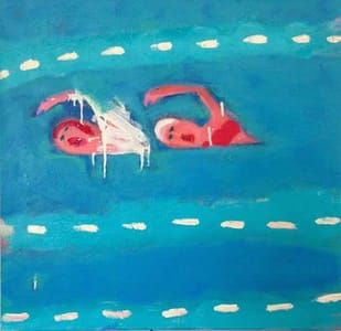 Artwork Title: Pool Swim