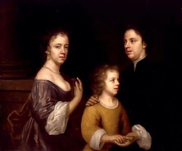 Artwork Title: Self Portrait of Mary Beale with Her Husband and Son