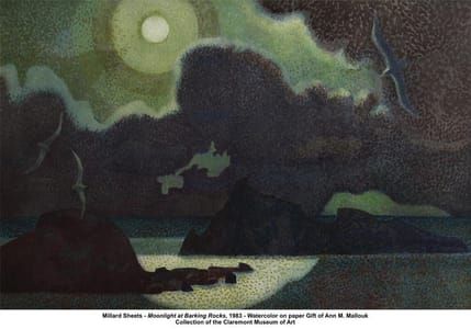 Artwork Title: Moonlight at Barking Rocks