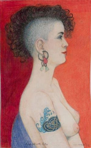 Artwork Title: Punk Girl with Tattoo