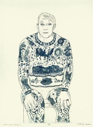 Artwork Title: Tattooed Man