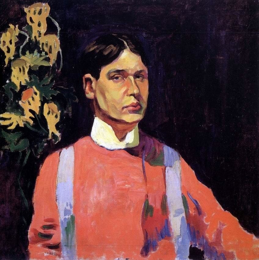 Artwork Title: Self Portrait in Red