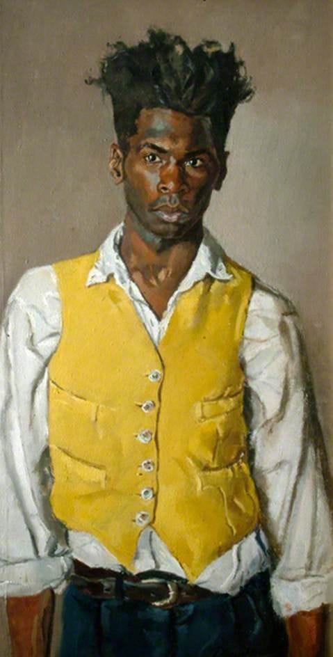 Artwork Title: Self Portrait in a Yellow Waistcoat