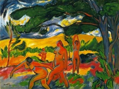 Artwork Title: Under the trees