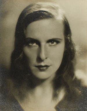 Artwork Title: Self-portrait as Junta in the film Das Blaue Licht