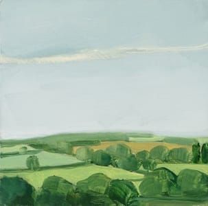 Artwork Title: Trees and Fields, England