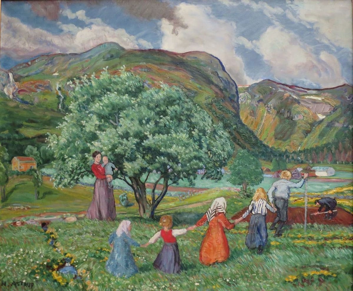 Artwork Title: Summer and Playing Children