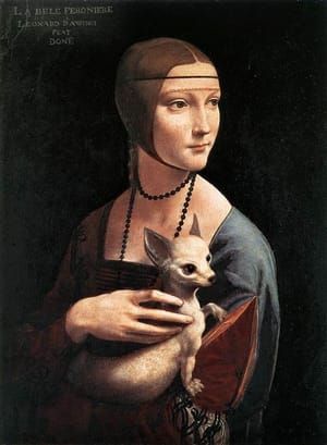 Artwork Title: Lady with a Chihuahua