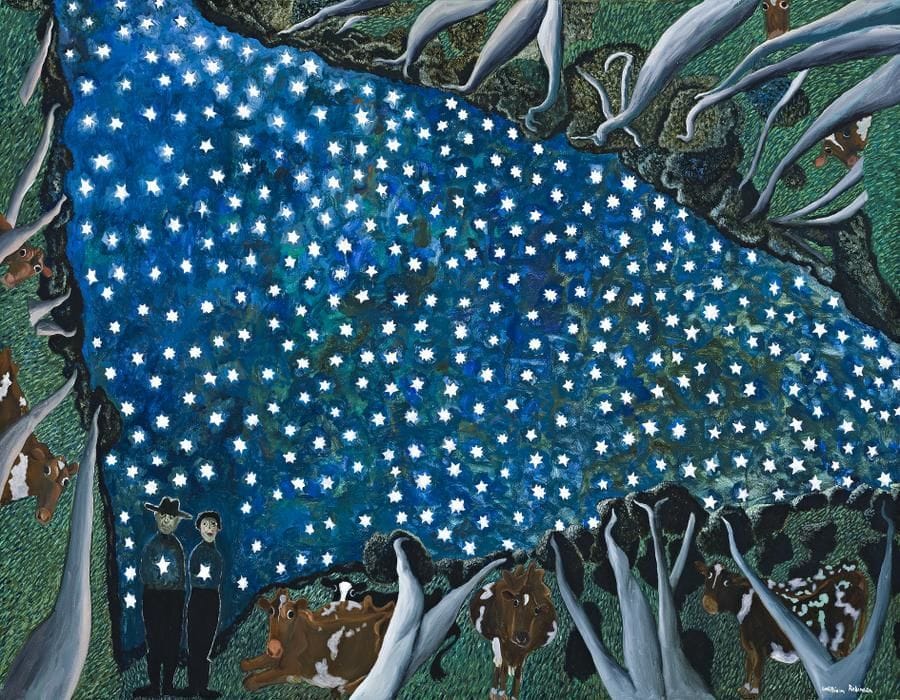 Artwork Title: Beechmont with Starry Night