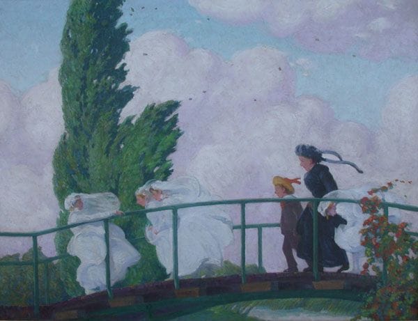 Artwork Title: A Windy Morning (alternatively titled Sunday Morning)