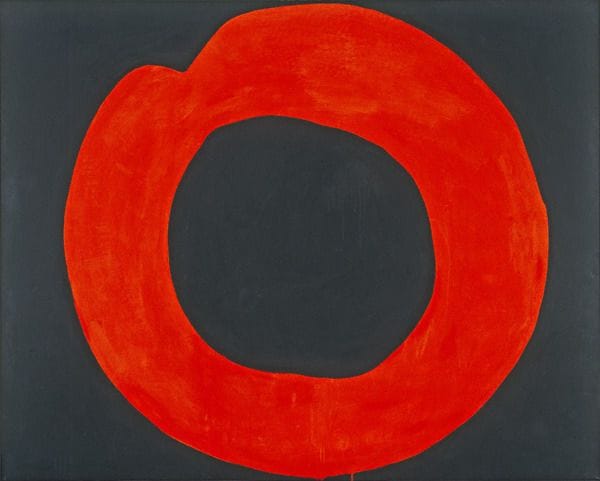 Artwork Title: Red Circle on Black