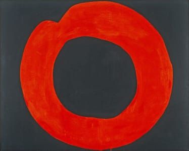 Artwork Title: Red Circle on Black