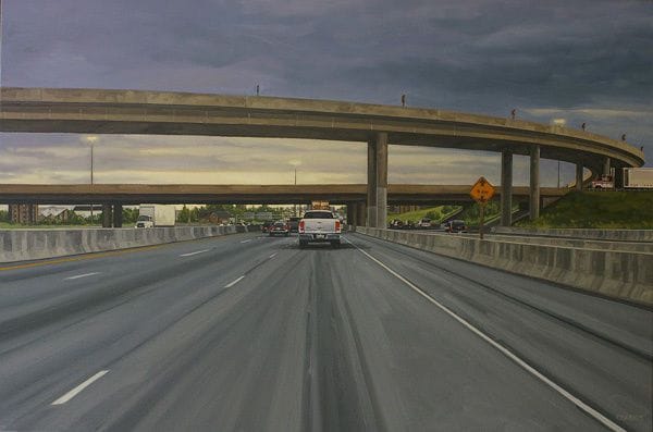 Artwork Title: East on the 401