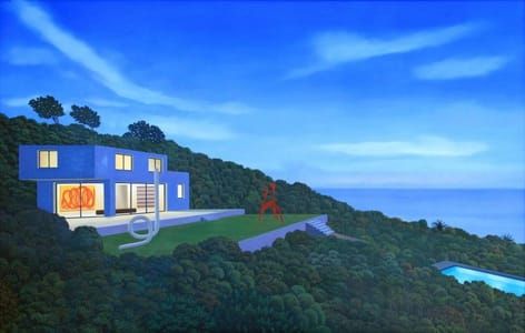 Artwork Title: Pacific Bluff House