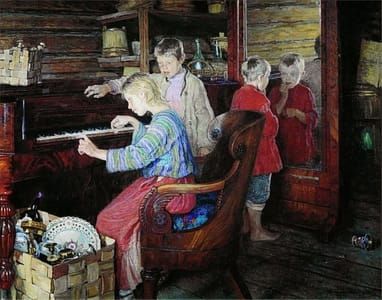 Artwork Title: Children at the Piano
