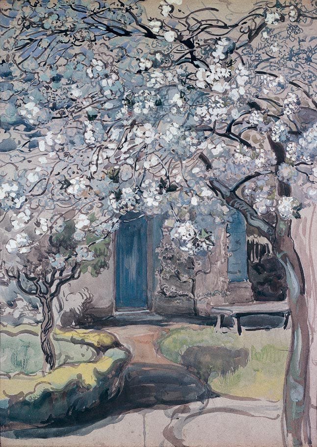 Artwork Title: Blooming apple-trees. The trees are in blossom