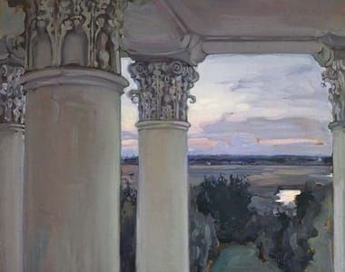 Artwork Title: From a window of an old house, Vvedenskoye