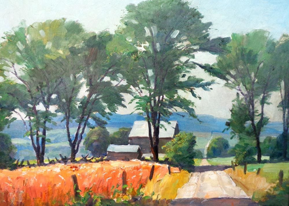 Artwork Title: Farm Road