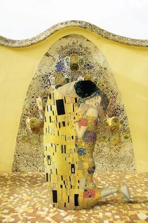 Artwork Title: Klimt's The Kiss & Gaudi