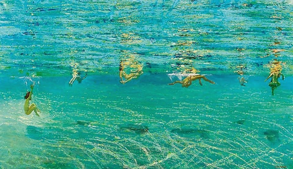 Artwork Title: Underwater Swimmers