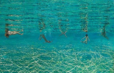 Artwork Title: Underwater swimmers I