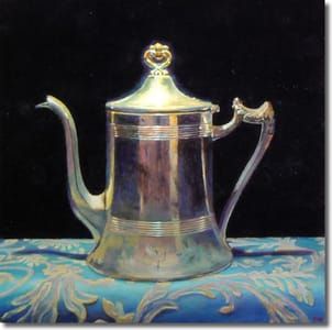 Artwork Title: Silver Teapot