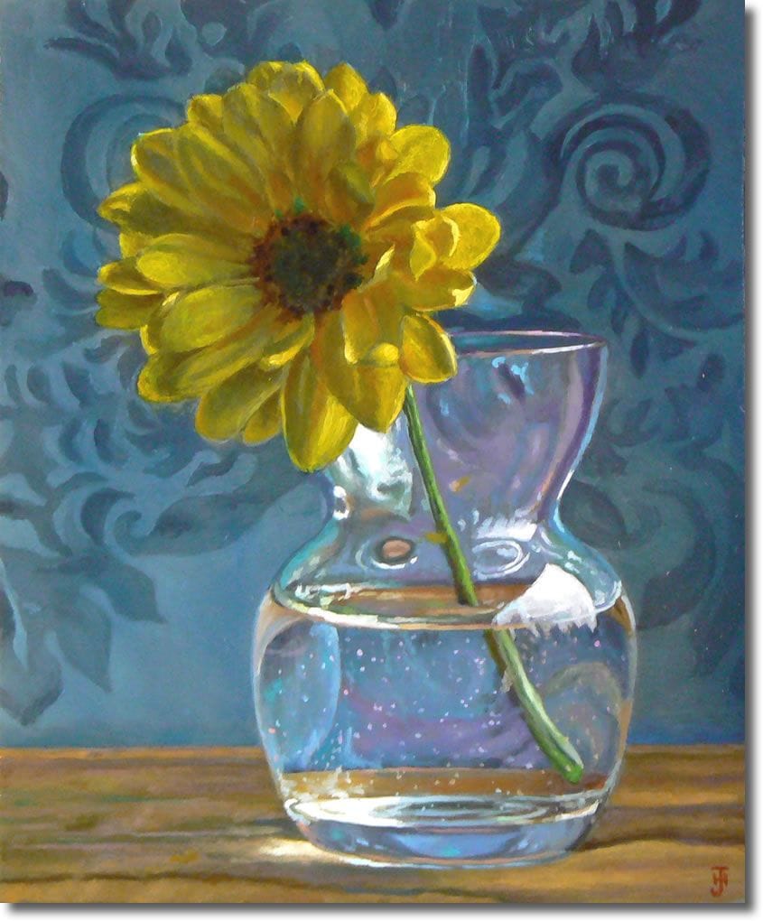 Artwork Title: Daisy in a Vase