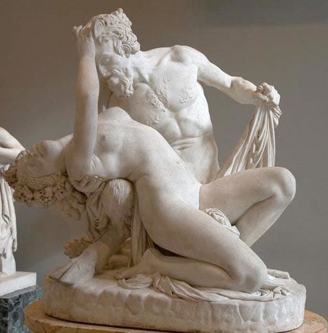 Artwork Title: Satyr and Bacchante