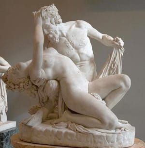 Artwork Title: Satyr and Bacchante