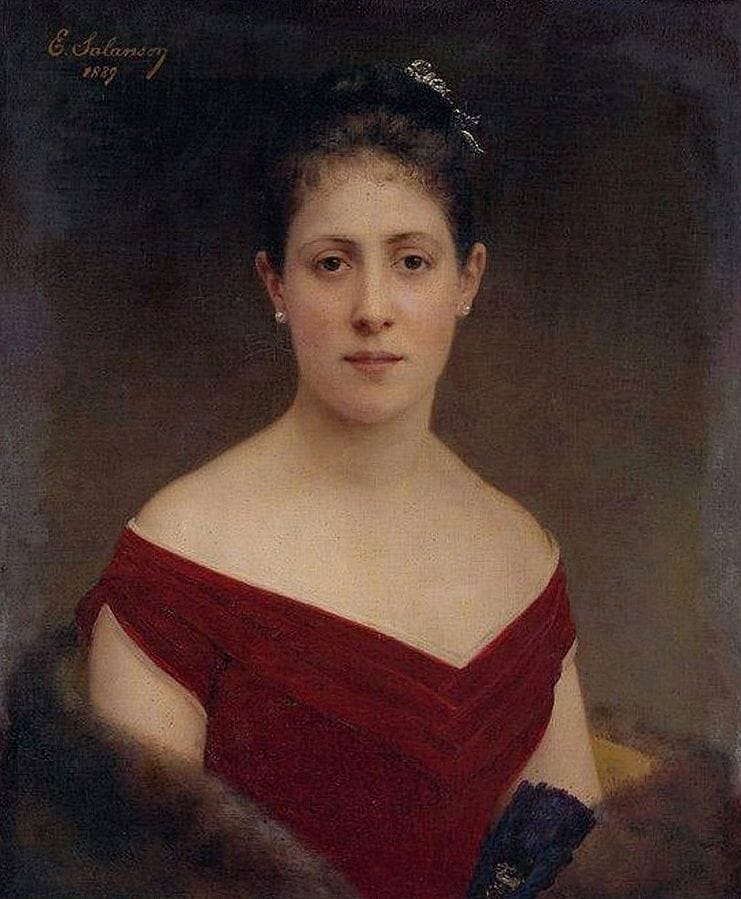 Artwork Title: Portrait de la marquise de Croix