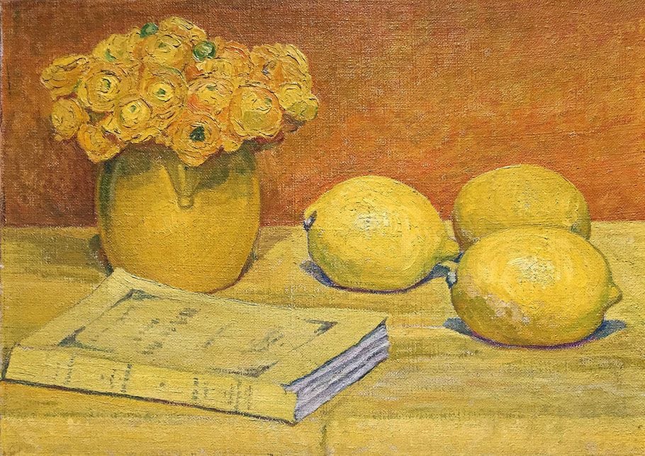 Artwork Title: Still Life in Yellow