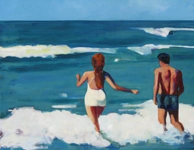 Artwork Title: Couple in the Surf