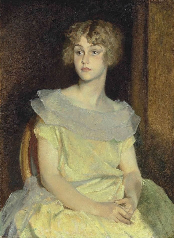 Artwork Title: Portrait of Ellen Borden Stevenson